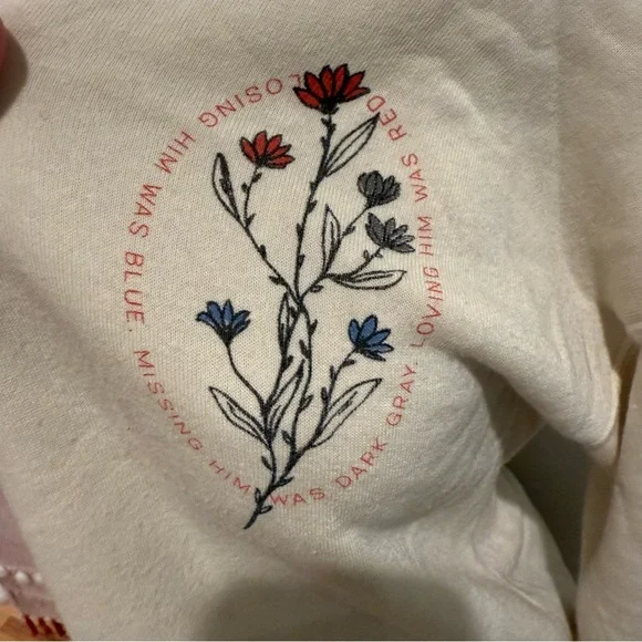 Taylor Swift Loving Him Was Red Sweatshirt Womens Sz S Pullover Album Merch - Picture 3 of 7